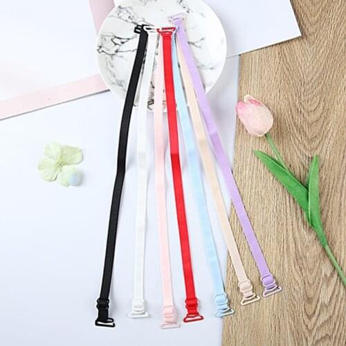 Womens Adjustable Non-slip Thin Replacement Bra Shoulder Straps Holders