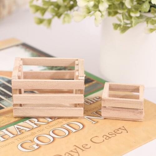 1 Pc 1:12 Dollhouse Miniature Vegetable Fruits Storage Basket Furniture Accessories