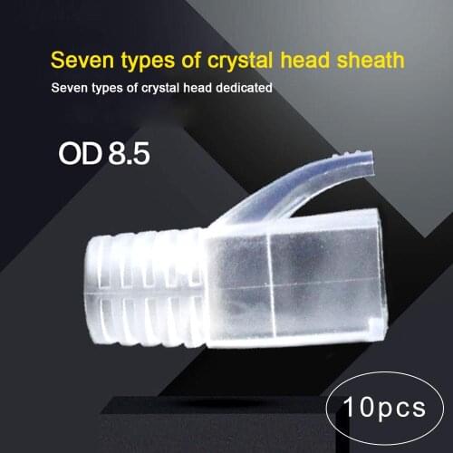 10PC CAT7 RJ45 Ethernet Network Cable Strain Relief Boots Cable Connector Plug Cover Cat7 Connector Protector New