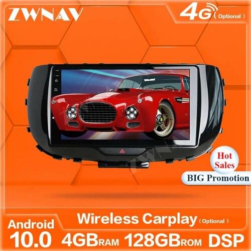 128GB Wireless Carplay Android 10 Screen Multimedia Player For KIA SOUL 2020 GPS Navi Auto Audio Radio Music stereo BT Head Unit