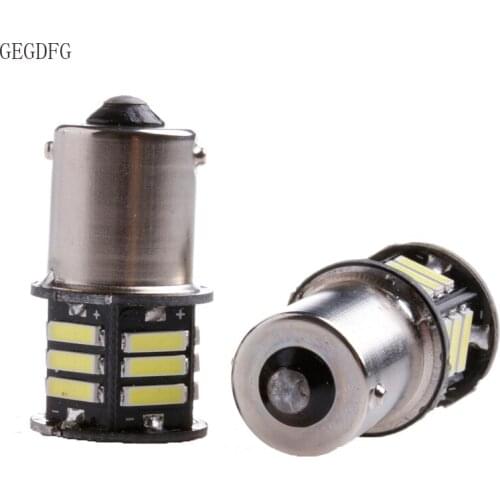 2x Canbus No Error White LED Tail Backup Reverse Light Bulb BA15S 1156 7506 P21W