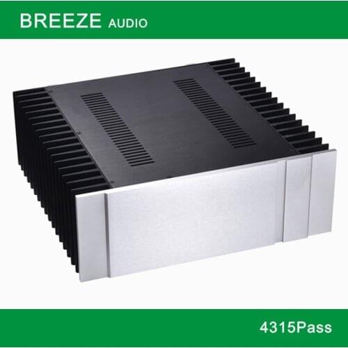 4315 Full aluminum power amplifier personality large class A case with heat dissipation on both sides 430 x150 x418mm
