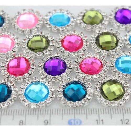 45pcs elegant shiny glitter bridal button, rhinestone , luxury , wedding , vintage button 16mm mixed colors premium quality
