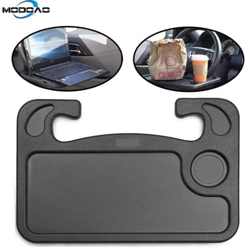 Auto Steering Desk Wheel Multi-Functional Portable Laptop Car Travel Table Eating Desk Car Food Eating Tray Fits Most Vehicles