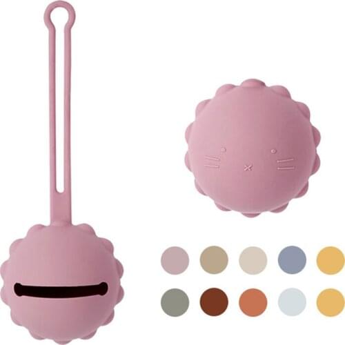 Safe Silicone Nipple Storage Box BPA Free Easy to Clean Soother Dishwasher Container Travel Storage Pacifier Holder Accessories