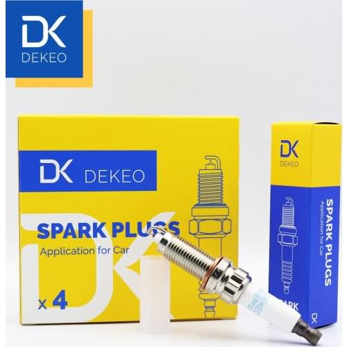 DEKEO For BMW 135i 335i 535i 740i M235i X1 X3 X5 X6 Spark Plug Iridium ZR5TPP33-S 0242145518 4PCS