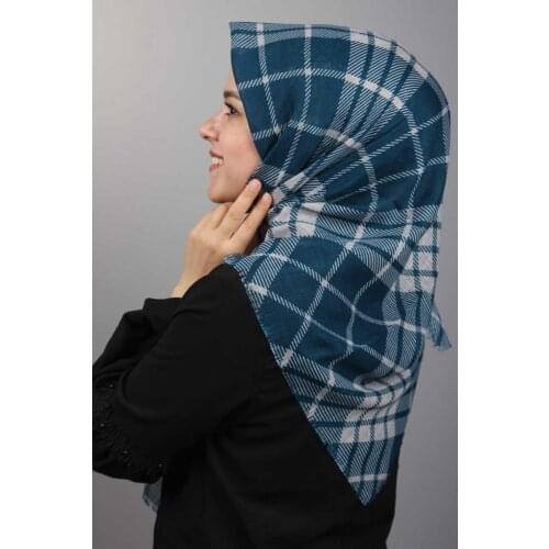ERBİL PATTERNED LINEN FLAMLI SCARF-DESEN-03-RENK-08