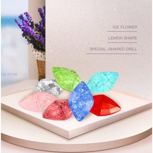 K9 Glass Lemon Fancy Stone Crystal Red,blue,rose red,pink...Ice Colors 9*14mm Pointback Glass Crystals Jewelry Accessories