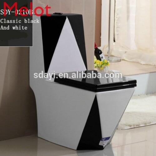 Ceramic colored portable toilet bowl sanitary ware wc toilet black