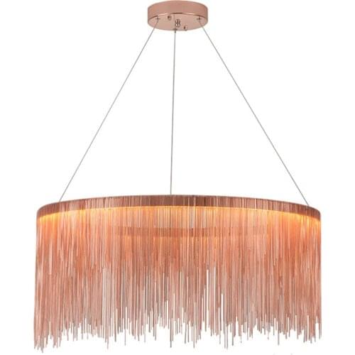 Fashion Chain Tassel Pendant Light Modern Luxury Decorative Chandelier Light Ceiling Lamp