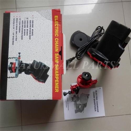 230V 80 WATTS ELECTRIC CHAINSAW CHAIN SHARPENER W/ GRIND WHEEL SHARPEN CHAIN ABRASIVE DISC WHEEL COPPER ROTOR 7/8" ARBOR DIA