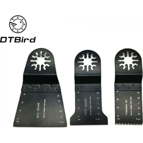 3Pcs/Set Oscillating MultiTool HCS 32 45 65 MM E-cut Saw Blade Fits For Multimaster Renovator Bosch Multifunction Power Tools