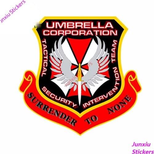 Umbrella Corps Motorcycle Car Stickers and Decal Anime Graphics Funny Car Styling Decal for Bumper Bodywork Decoration KK13*13cm