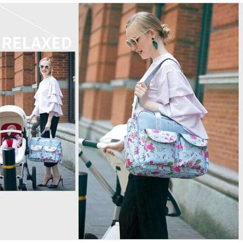 NEW Mommy Bag Lovely Multicolored Baby Diaper Bag Large-Capacity Fashion Mothers Maternity Bag Baby Stroller Nappy Bag 6069