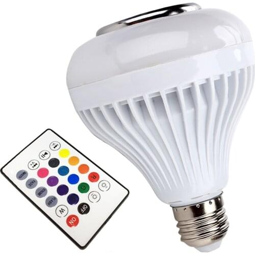 E27 LED Music Bulb LED Loudspeaker Colorful Smart Music Playing KTV Portable MINI Bluetooth 4.0