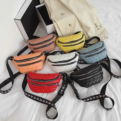 PU Leather Fanny Chest Pack Women Sports Waist Belt Pouch Crossbody Bag Casual Outdoor Shopping Accessaries Parts