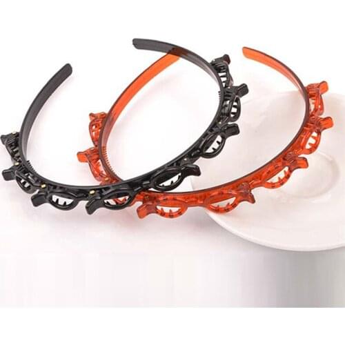 Beauty Hair Accessories Double Bangs Hairstyle Hair Clips Hairpin Head Hoop Twist Plait Clip Front Hair Clips Hairpin Headband