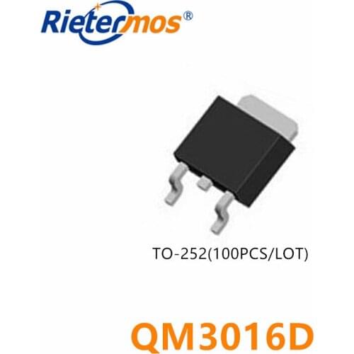 100PCS N-CHANNEL 30V QM3016D QM3016 TO252 HIGH QUALITY