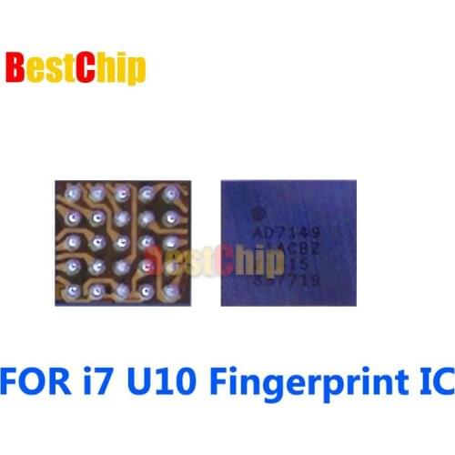 2-50pcs/lot Original U10 AD7149 chip IC for iphone 7 7plus 8 8plus plus fingerprint IC on Home button flex