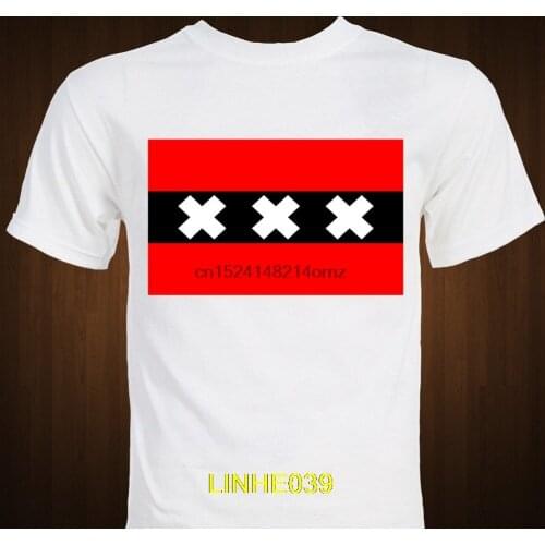 2019 Summer T Shirt Amsterdam Flag - Holland Netherlands Cool Dutch T-shirt T Shirts