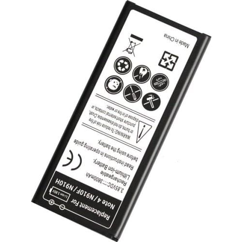 30pcs/lot 3800mAh EB-BN910BBE(BBK/BBU) Replacement Battery For Samsung Galaxy Note IV 4 N910 N910F N910H N910S N910U N910L
