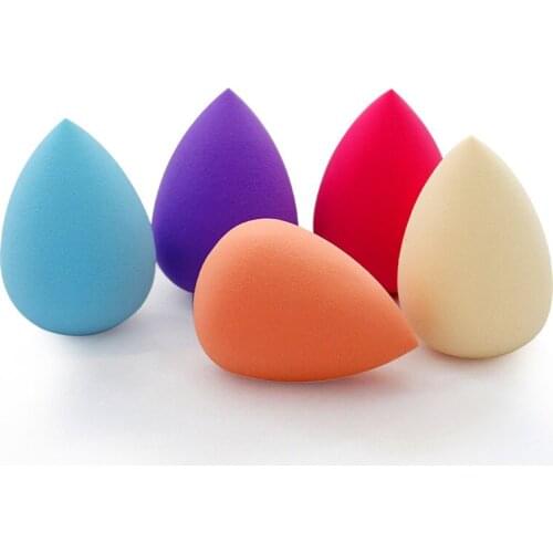 50PC/ Pack Water Drop Shape Cosmetic Puff Makeup Sponge Blending Face Foundation Cream Smooth Blending Cosmetic Powder Puff