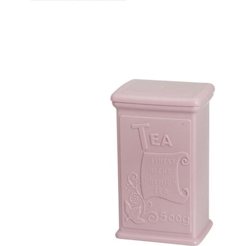 Acrylic Pink Tea Jar