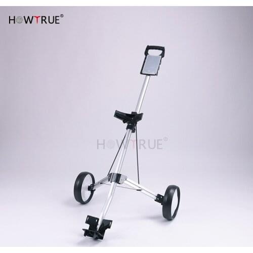 Golf Cart Aluminum Folding Golf Pull Cart Push Trolley for Golf