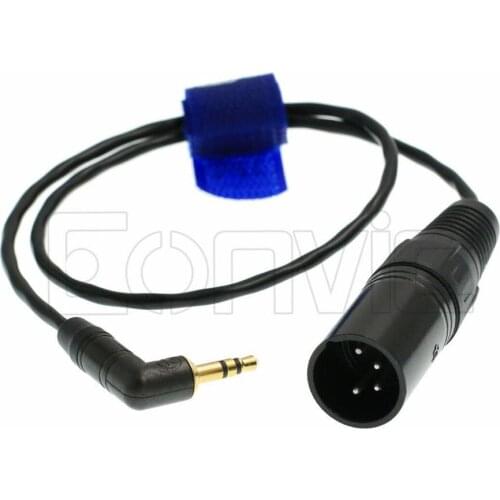 Audio Adapter Cable for Headsets Microphone XLR 4 Pin Male to 3.5mm TRS Male