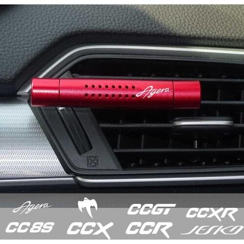 Car Aromatherapy For Koenigsegg Agera RS CC8S CCR Gemera Jesko One:1 Regera Car Air Freshener Outlet Aromatherapy Clip Sticks
