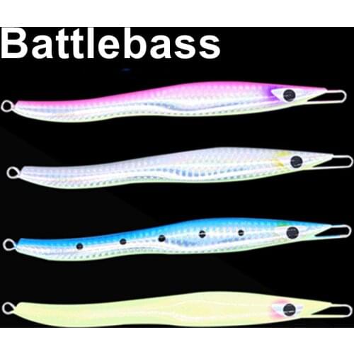 BATTLEBASS Fishing Lures Speed Jig Metal Jigs Artificial Baits Jigging Lure 100g 150g 1pc/lot Slow Fishing Jigs Deep Sea Bait