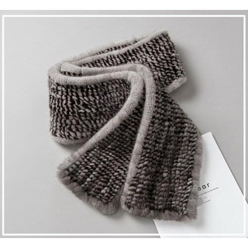 Free Shipping New Genuine Mink Fur Scarf Mens Knitted Fur Shawl Black Winter Real Mink Fur Poncho Wholesale Retail