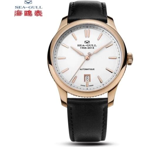 2021 Seagull New Mens Automatic Mechanical Watch Relogio Masculino Business 50M Waterproof Calendar Sapphire Luxury Watch