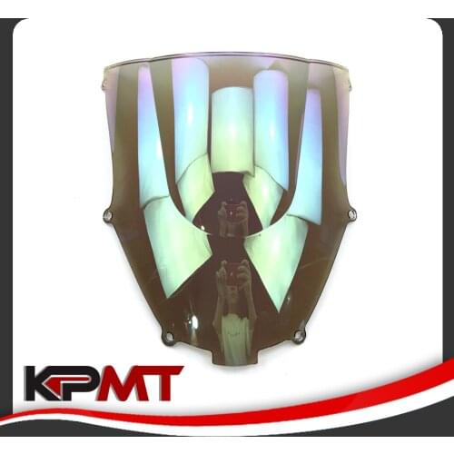 Black Windshield WindScreen Double Bubble For Kawasaki ZX9R 2000 2001 2002 2003 2004 2005 ZX 9R