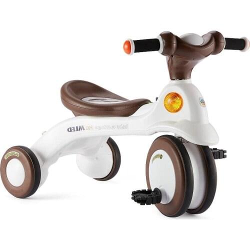 Easy to remove childrens tricycles, increase front wheel trolley bicycles, anti pinch baby pedaling bicycles