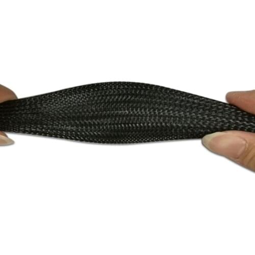 100M 2mm to 25mm Insulated Braid Sleeving Tight PET Wire Expandable Cable Sleeve Flame-retardant nylon braided mesh tube