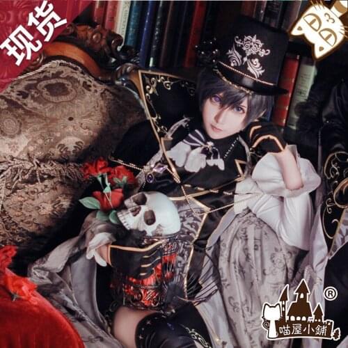 Anime Black Butler Ciel Phantomhive Sun Awaken Dress Cosplay Costume Yume 100 Cos Halloween Outfit H