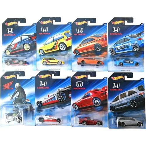 Hot wheels 1/64 Honda Civic celebrates its 70th anniversary Diecast Collection of Die-casting Simulation Alloy Model Children