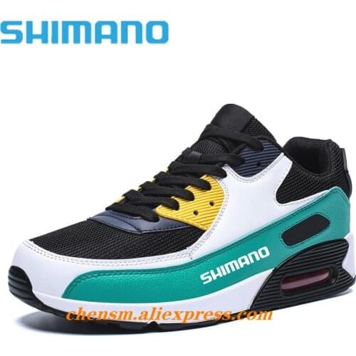 Shimano Mens Sneakers Fashion Casual Running Shoes Lover Gym Shoes Light Breathe Outdoor Air Cushion Couple Fishing Shoes 36-47