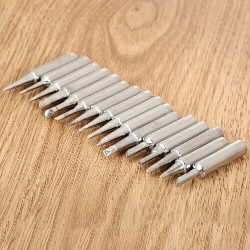 5pc Copper 900M-T Soldering Iron Tip Lead-free Soldering Iron Tips Solder Tips Welding Head Soldering Tools for 900M 936 907