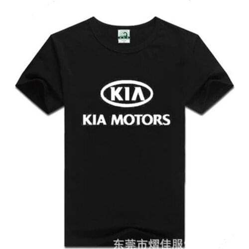 2021 New Summer for KIA Motors logo unisex t shirt casual short sleeve print mens T-shirt Fashion cool T shirt