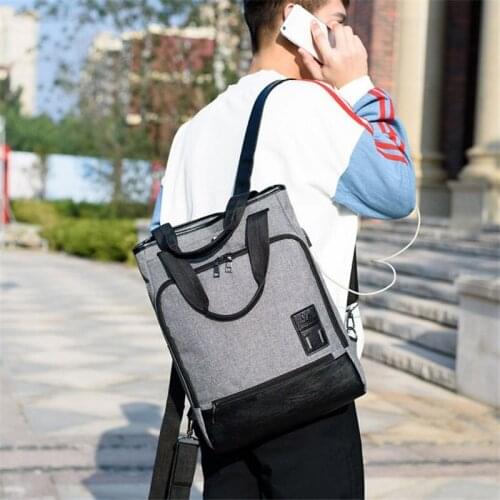 New USB Nylon leisure Multifunctional Couples Hand-held Single Shoulder Bag Male Leisure Womens Tourism Messenger Bag 2020
