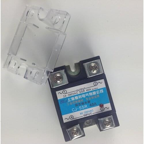 Single phase 40A Solid State Relay,40A SSR AC-AC Solid state switch in stock ,other SSR also be provided