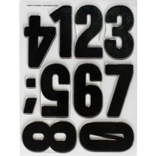 Number Clear Stamp Transparent seal for DIY scrapbooking/Card Making c608