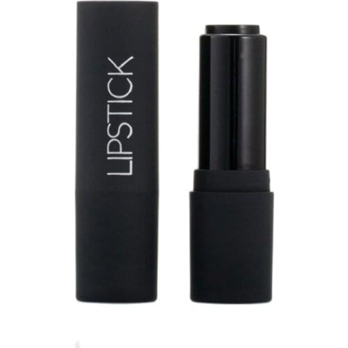 Empty Lipstick Containers Tubes Red Black Round Cosmetic Container DIY Rubber Lip Balm Lipstick Tubes 50 pcs/lot