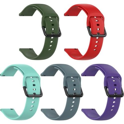 Hot Sale Watchband Classic Delicate Texture Silicone Watchband Replacement for Samsung Galaxy Watch Active 2 40mm 44mm S