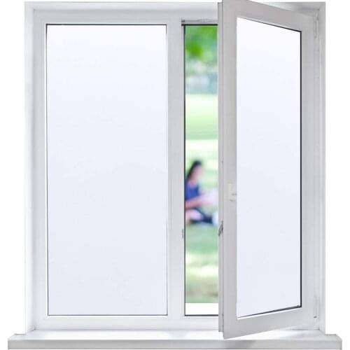 100cm Length Static Cling Glass Film Frosted Privacy Protection Reusable Removable Decoration Window Foil For Home Office Store