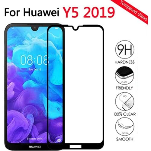 Full cover Tempered Glass For Huawei Y5 2019 Glass Screen Protector For Huawei huawey Y5 2019 AMN-LX1 y 5 2019 Protective Film