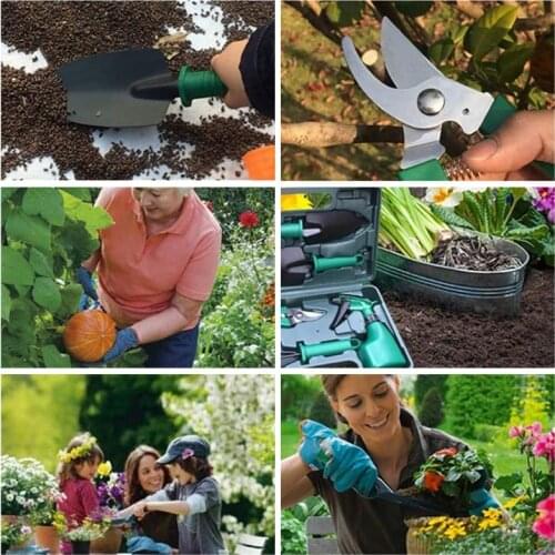 10 Practical Heavy-duty Aluminum Gardening Tool Sets, Gardening Supplies With Non-slip Rubber Handles