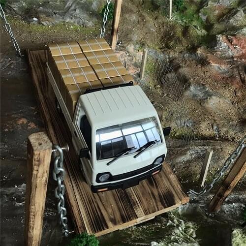 8pcs Cargo Box Carton Case Trunk Container Casing for WPL D12 Trunk RC Car Decoration Accessories